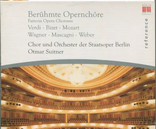 CD Otmar Suitner Staatsoper Berlin - Berühmte Opernchöre - (Edel)