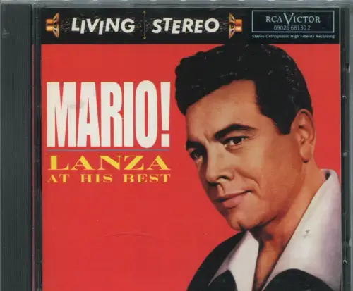 CD Mario Lanza: Mario! Lanza At His Best (BMG) 1995