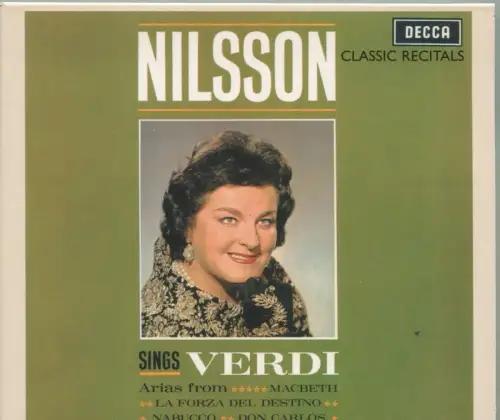 CD Birgit Nilsson Sings Verdi  (Decca) 2006