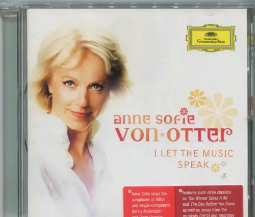 CD Anne Sophie Von Otter: I Let The Music Speak (DGG) 2000