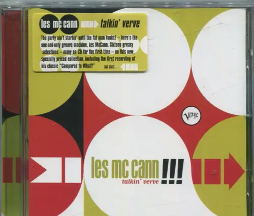 CD Les McCann: Talkin Verve (Verve)