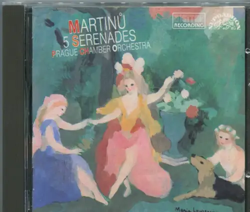 CD Prague Chamber Orchestra - Martinu - 5 Serenades (Supraphon) 1990