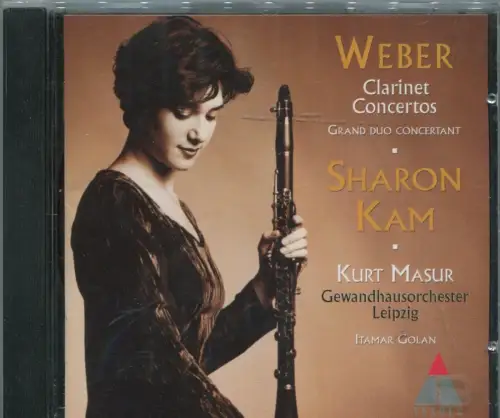 CD Sharon Kam - Kurt Masur: Weber: Clarinet Concertos (Teldec) 1996