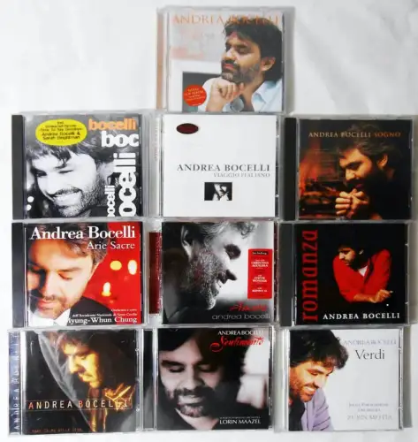 10 CD´s  Andrea Bocelli  - Sammlung  -