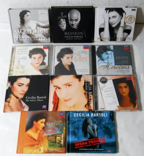 12 CD´s  Cecilia Bartoli  - Sammlung  -