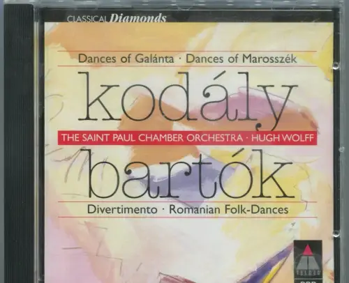 CD Saint Paul Chamber Orchestra Hugh Wolff:  Kodaly - Bartok  (Teldec) 1998