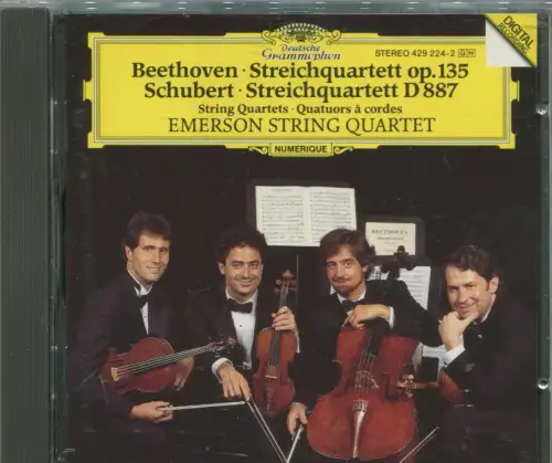 CD  Emerson String Quartet: Beethoven - Streichquartett op. 135 (DGG) 1990