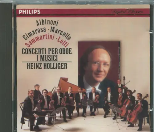 CD Heinz Holliger & I Musici: Albinoni (Philips) 1986