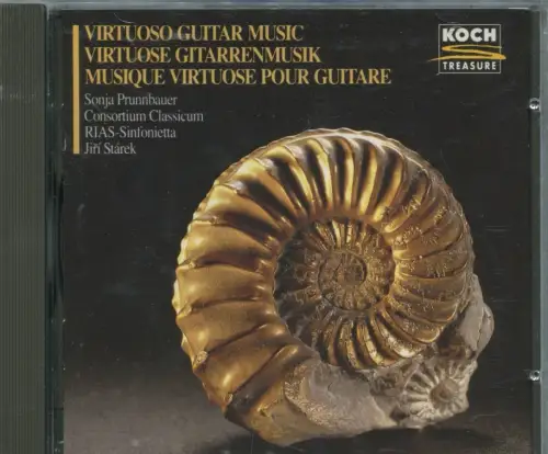CD Sonja Prunnbauer: Virtuoso Guitar Music (Koch) 1988