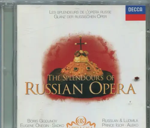 CD Splendours Of Russian Opera (Decca) 1998