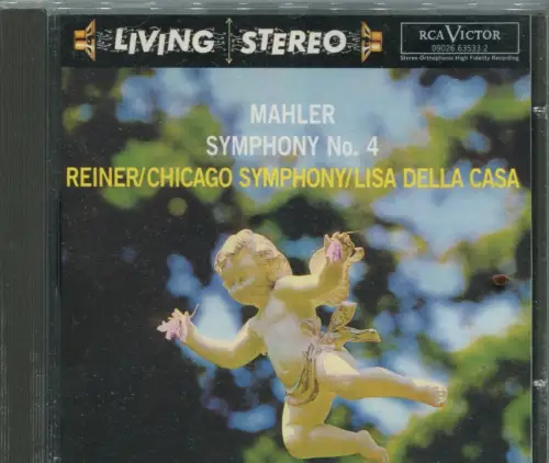 CD Fritz Reiner: Mahler - Symphony No. 4 (RCA Living Stereo) 2000
