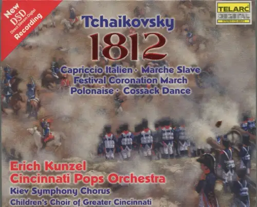 CD Erich Kunzel & Cincinatti Orchestra: Tschaikowsky - 1812 (Telarc)