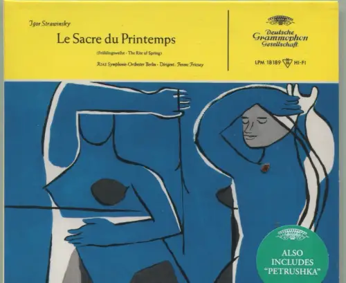 CD Ferenc Fricsay: Strawinsky - Le Sacre Du Printemps (DGG) 2003