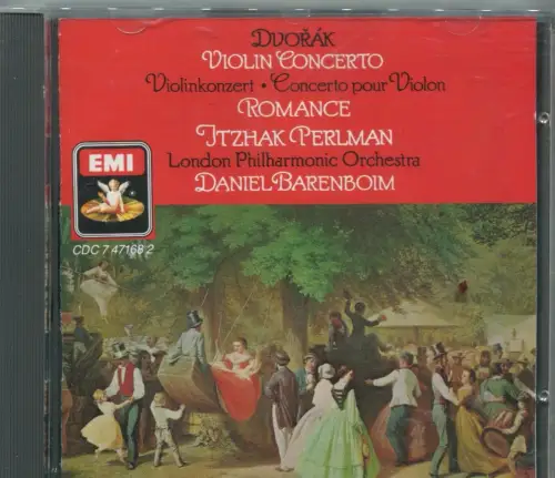 CD  Itzhak Perlman: Dvorak Violin Concerto (EMI) 1987