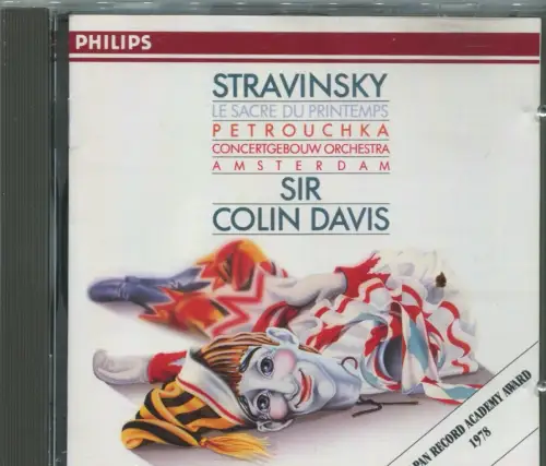 CD  Sir Colin Davis: Strawinsky Petrouchka  (Philips)