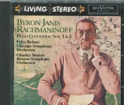 CD  Fritz Reiner: Byron Janis Rachmaninoff (RCA Living Stereo) 1997