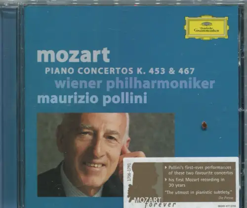 CD  Maurizio Pollini: Mozart Piano Concertos (DGG) 2005
