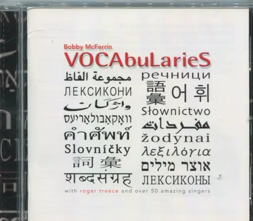 CD Bobby McFerrin: Vocabulaires (Universal) 2010