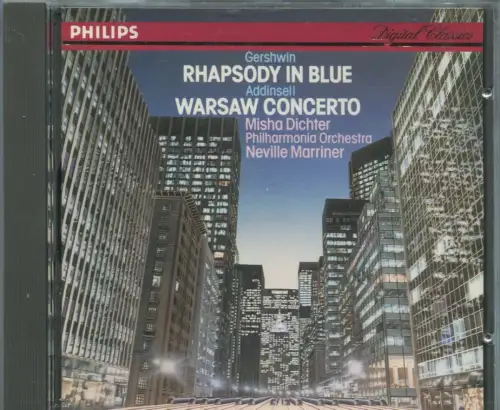 CD Misha Dichter / Neville Marriner: Gershwin - Rhapsody In Blue (Philips)