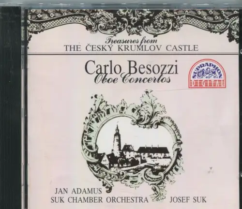 CD Jan Adamus & Suk Chamber Orchestra: Besozzi Oboe Concertos (Supraphon) 1992