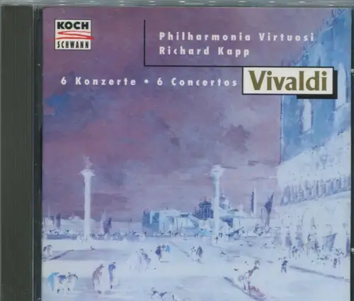 CD Richard Kapp & Philharmonia Virtuosi: Vivldi 6 Konzerte (Koch) 1995
