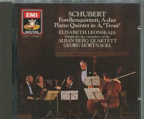 CD Elisabeth Leonskaja: Schubert - Forellenquintett (EMI) 1986