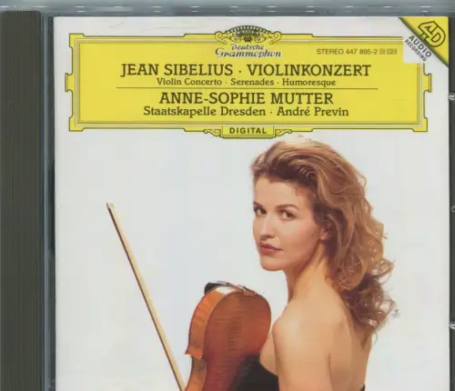 CD Anne Sophie Mutter: Sibelius - Violinkonzert  (DGG) 1995