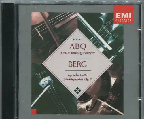 CD Alban Berg Quartett: Lyrische Suite... (EMI) 1994