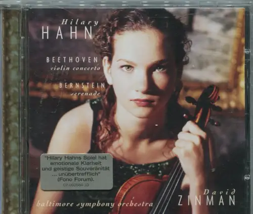 CD Hilary Hahn: Beethoven - Violin Concerto (Sony)