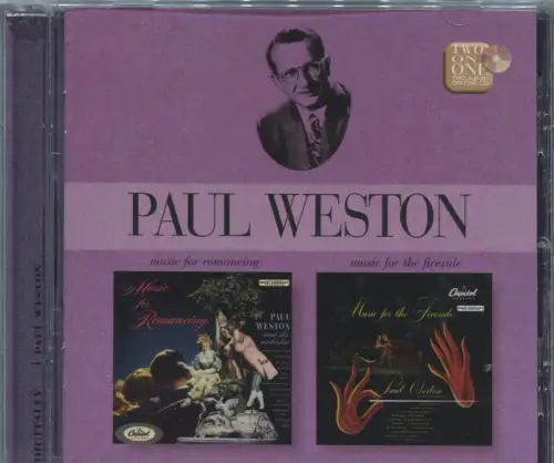 CD Paul Weston: Music For Romancing / Music For The Fireside (Capitol)
