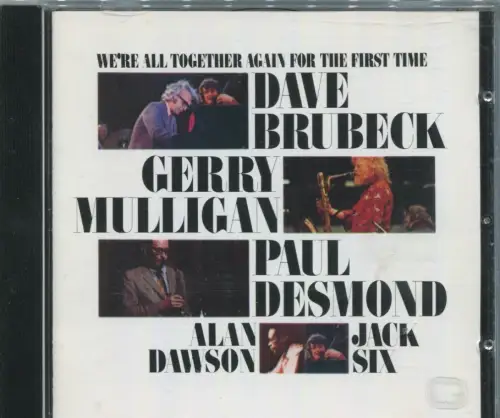 CD Dave Brubeck Gerry Mulligan Paul Desmond: We´re all together again....