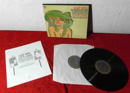 2LP Box Kurt Weill / Lotte Lenya: Dreigroschenoper / Berlin Theatre Songs (CBS)
