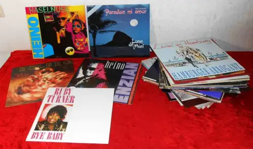 49 Maxi Singles - Vinylsammlung -  von Guesch Patti bis Falco -