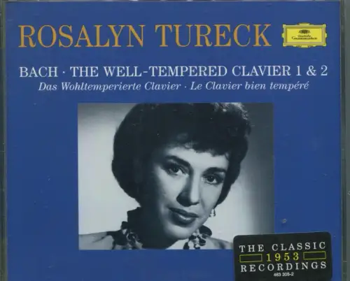 4CD Rosalyn Tureck: Bach - The Well-Tempered Clavier 1&2 (DGG) 1999