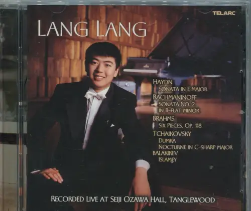 CD Lang Lang: Live At Seiji Ozawa Hall Tanglewood (Telarc) 2001
