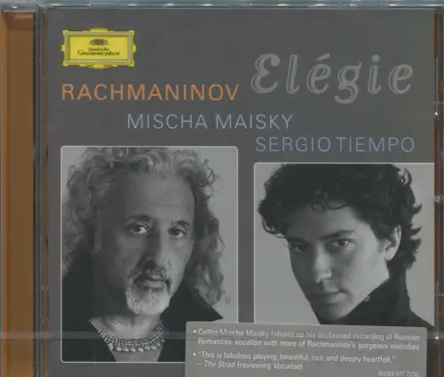 CD Mischa Maisky - Sergio Tiempo: Rachmaninov - Elegie (DGG) 2007