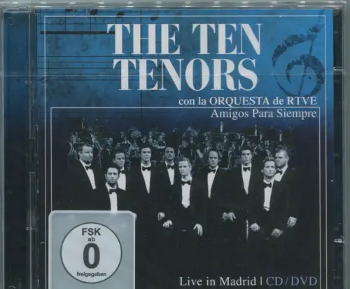 CD Ten Tenors: Live in Madrid (incl DVD) (Warner)