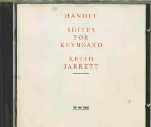 CD Keith Jarrett: Händel - Suites For Keyboard (ECM New Series) 1995