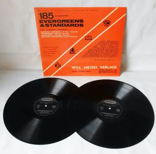 2LP 185 Evergreens & Standards - Will Meisel - (Monopol)