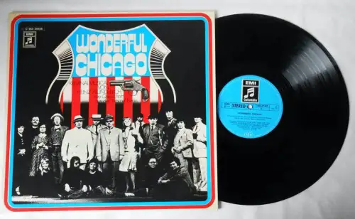 LP Wonderful Chicago - Kriminalmusical von Heinz Wunderlich (Columbia) 1972