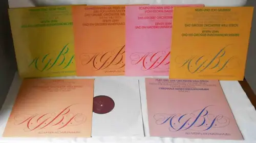 6 LP Hans Georg Brunner-Schwer (HGBS) - Aus meinen Archivaufnahmen (MPS)