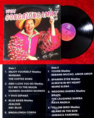LP Max Bygraves: Viva! Congalongamax Vol. 10 (Pye NSPL 18458) UK 1975