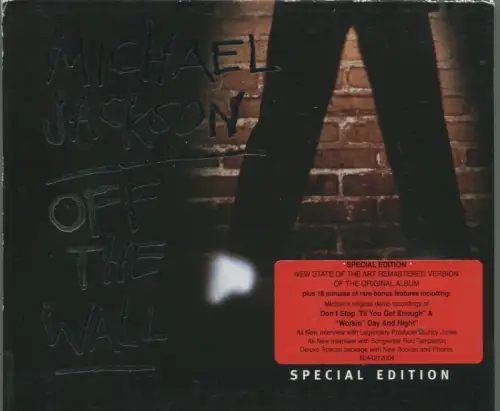 CD Michael Jackson: Off The Wall - Special Edition  - (Epic) 2001