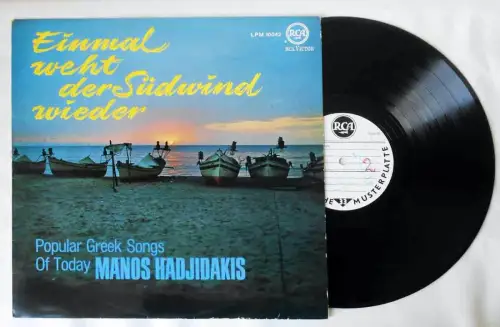 LP Manos Hadjidakis: Einmal weht der Südwind wieder (RCA LPM 10 042) D 1965