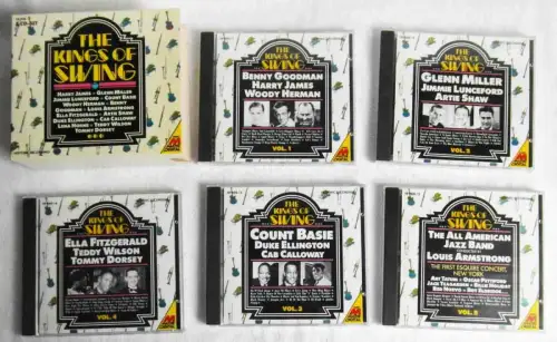 5CD Box The Kings Of Swing - von Harry James bis Tommy Dorsey -