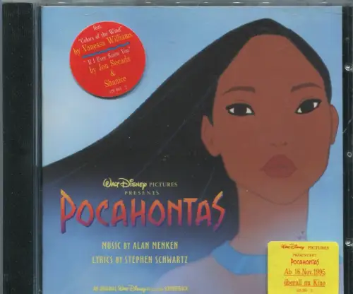 CD Pocahontas - Soundtrack - Disney (Polydor) 1995