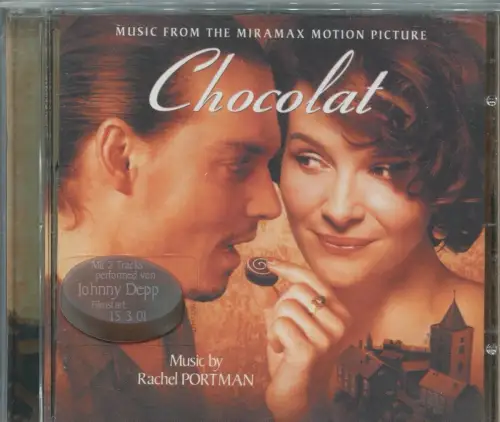 CD Chocolat  - Soundtrack - Rachel Portman (Sony)