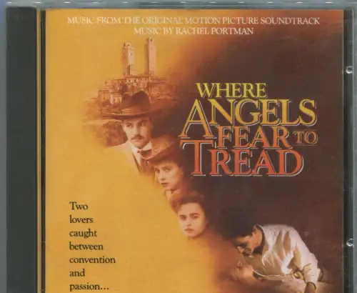 CD When Angels Fear To Tread  - Soundtrack - Rachel Portman (Virgin) 1991