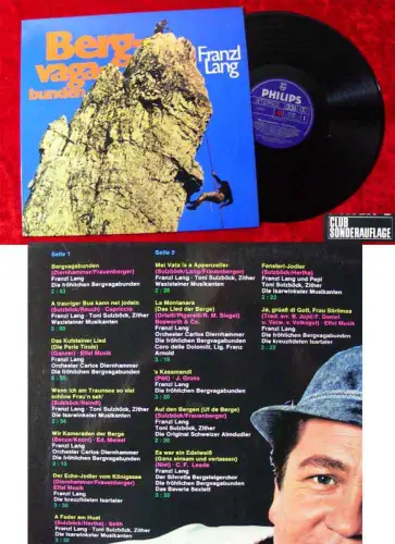 LP Franzl Lang: Bergvagabunden (Clubsonderauflage)