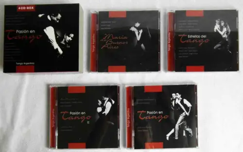 4CD Box Pasion En Tango - Tango Argentina 